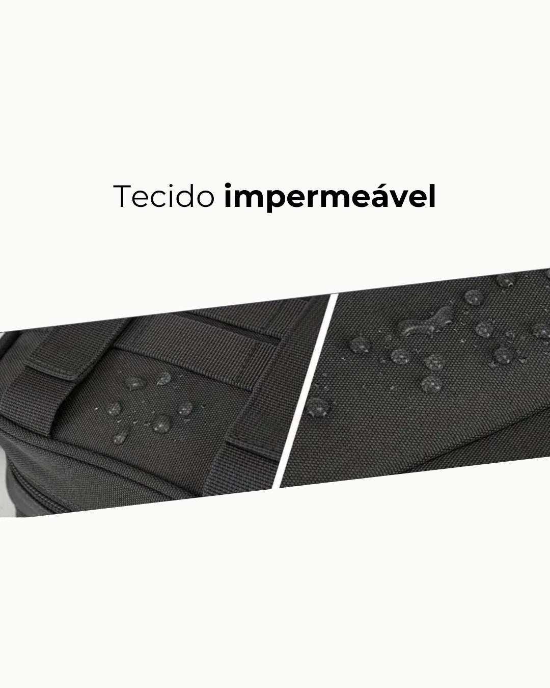 Organizador Tático de acessórios Impermeável - Diversas reparticões e bolso molhado