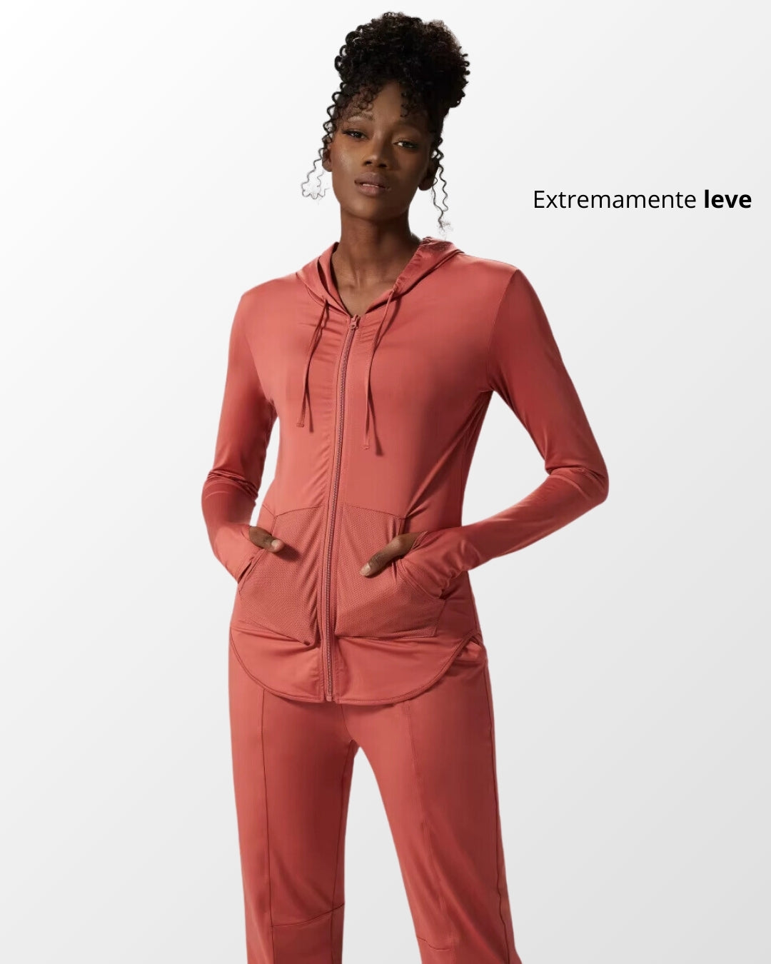 Jaqueta Knit Feminina de uso diário - Extremamente leve, secagem rápida e respirável