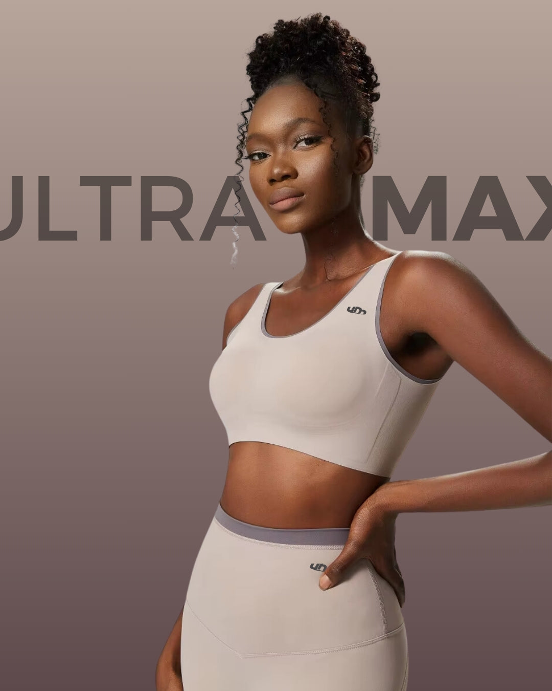 Conjunto feminino UltraGym 2 peças – Top de Suporte e Legging de Alta Performance