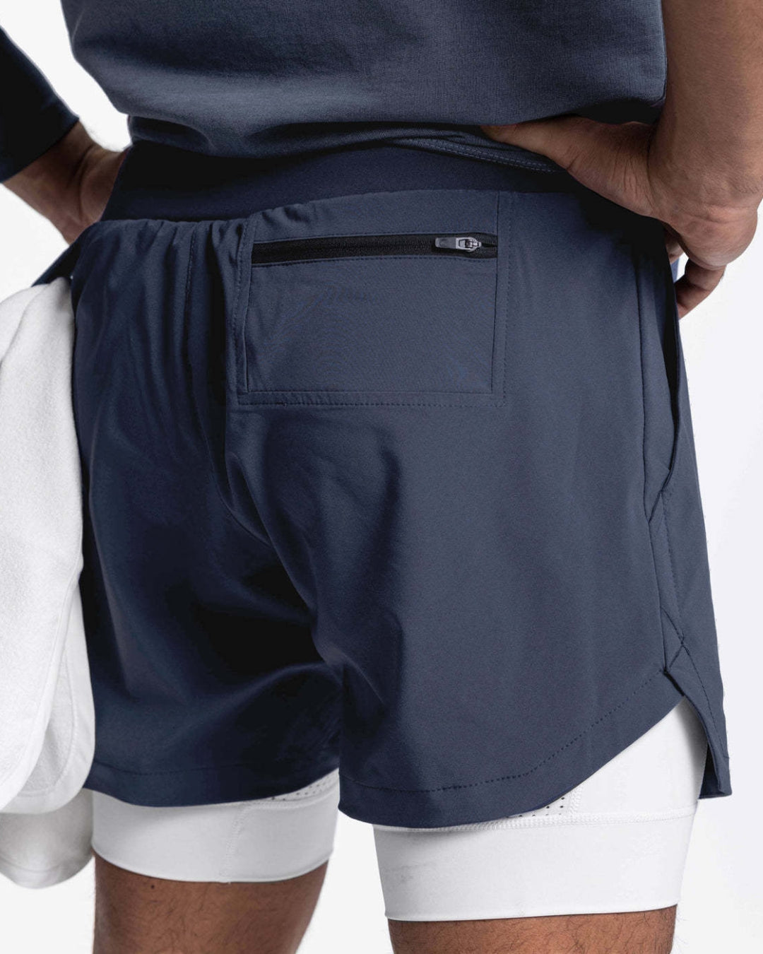 Short masculino 2 em 1 GymMax - Ideal para treinos, academia, levantamento e corridas