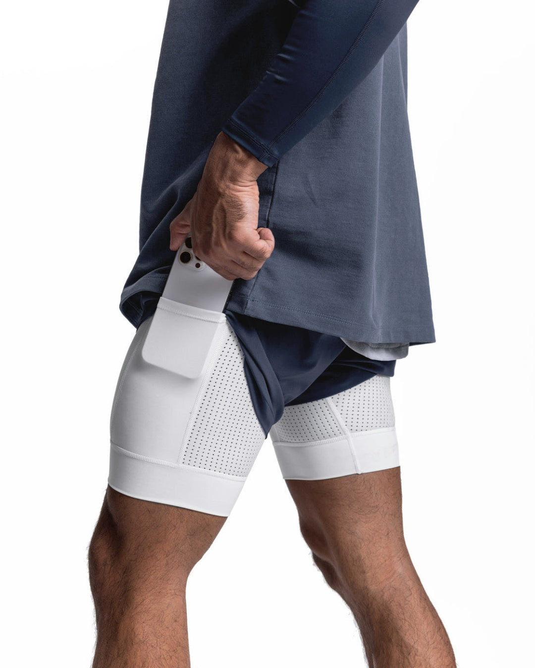 Short masculino 2 em 1 GymMax - Ideal para treinos, academia, levantamento e corridas