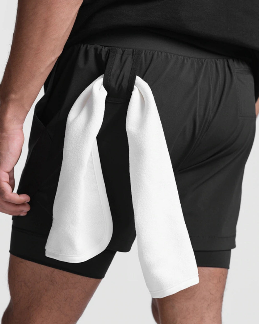 Short masculino 2 em 1 GymMax - Ideal para treinos, academia, levantamento e corridas