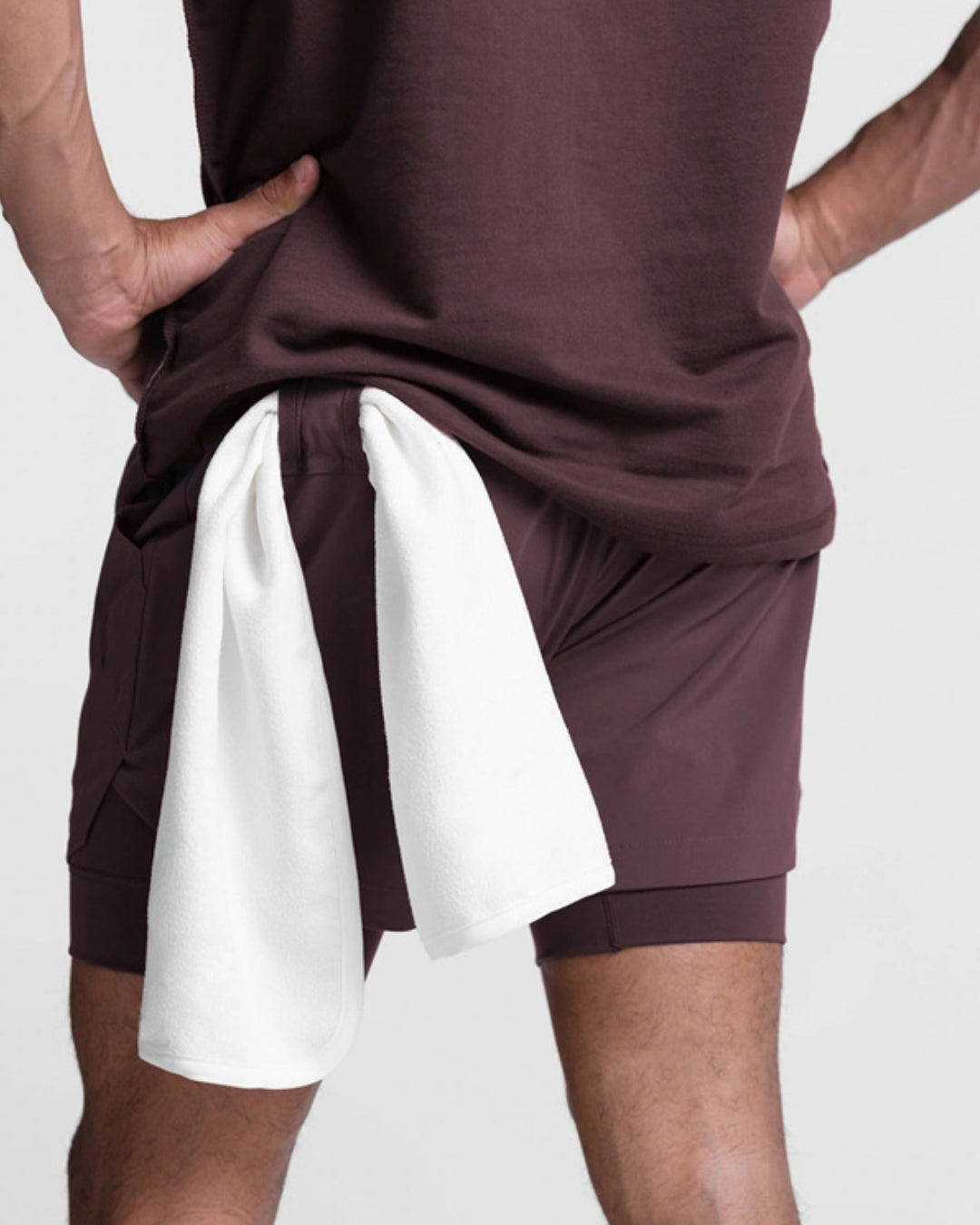 Short masculino 2 em 1 GymMax - Ideal para treinos, academia, levantamento e corridas
