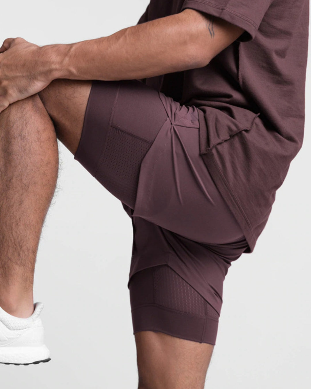 Short masculino 2 em 1 GymMax - Ideal para treinos, academia, levantamento e corridas