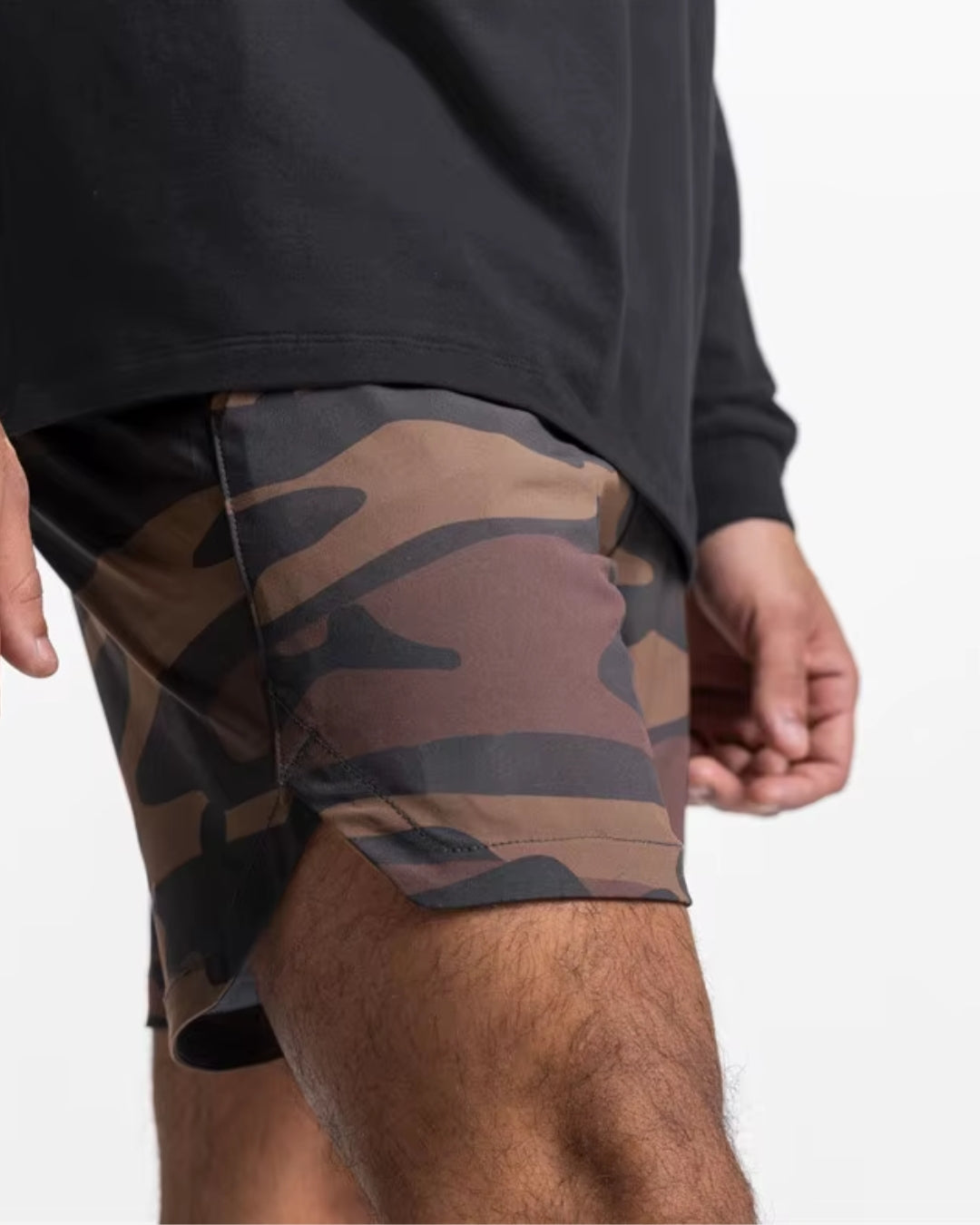 Bermuda masculina FlexMovement - Tecido ultra-leve, secagem rápida, ideal para treinos