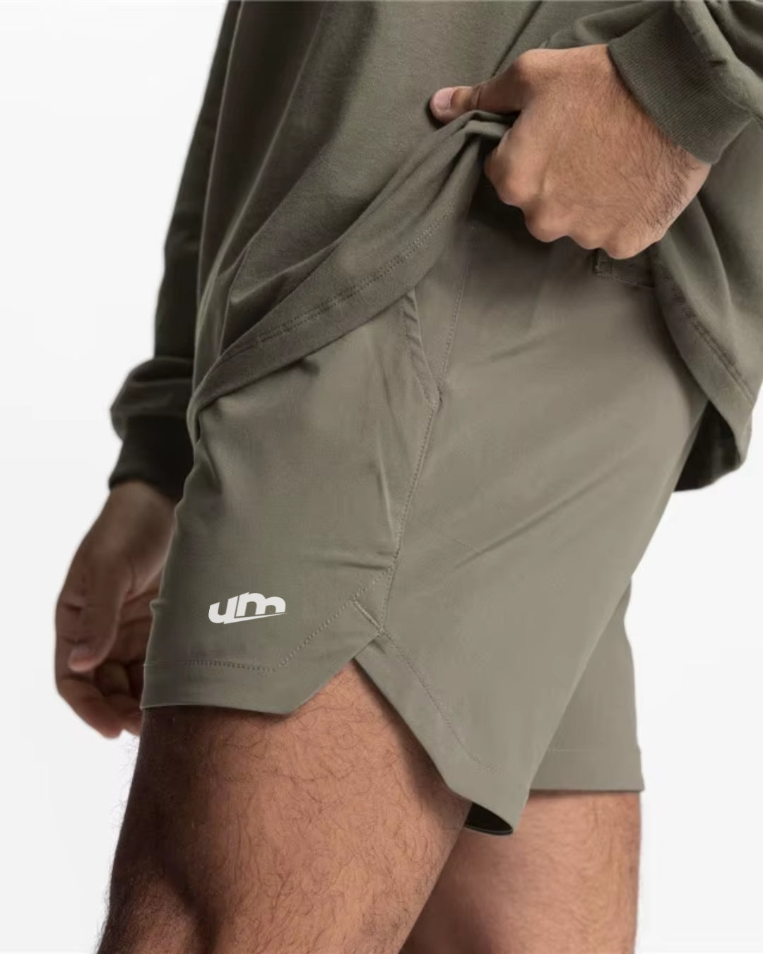 Bermuda masculina FlexMovement - Tecido ultra-leve, secagem rápida, ideal para treinos