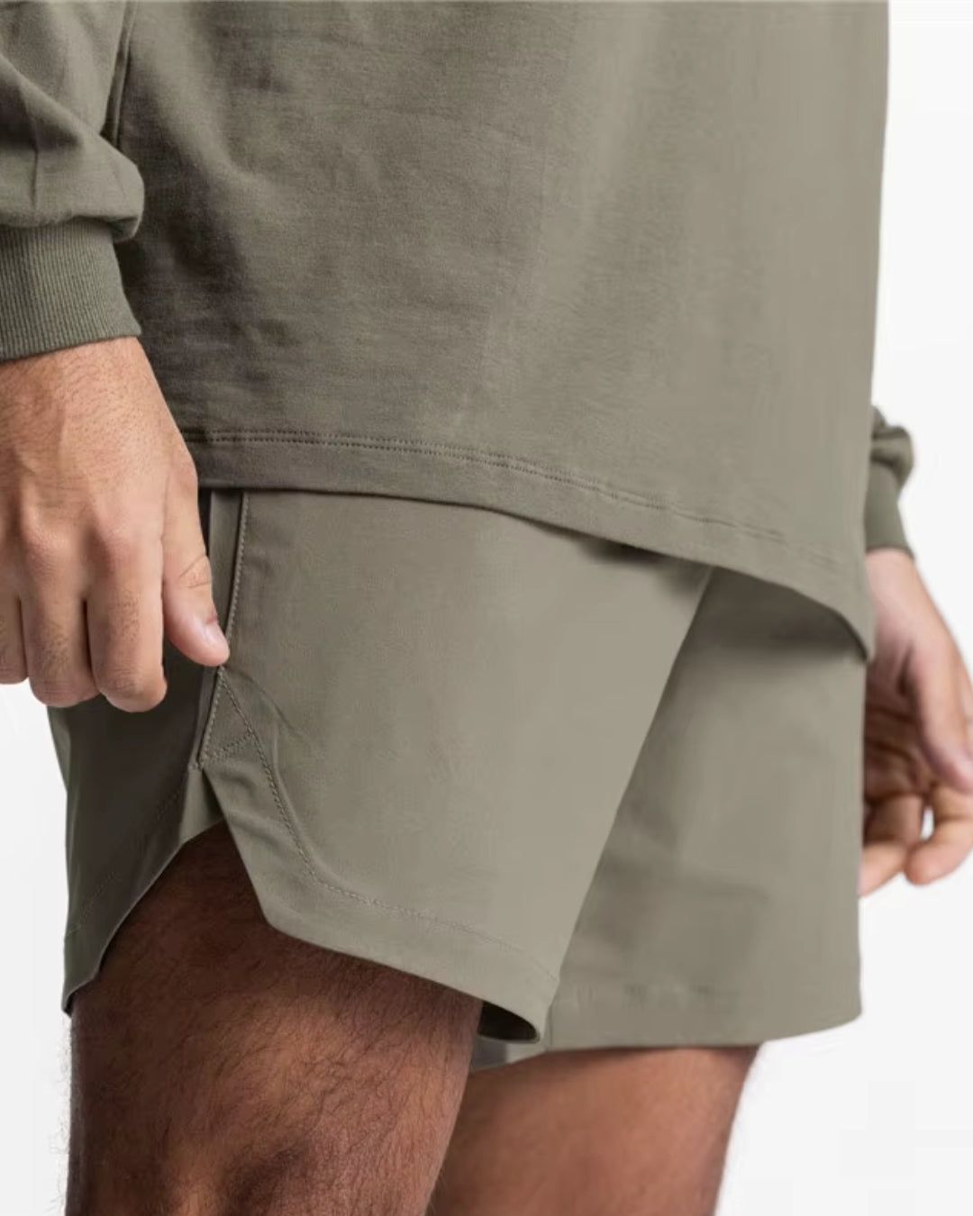 Bermuda masculina FlexMovement - Tecido ultra-leve, secagem rápida, ideal para treinos