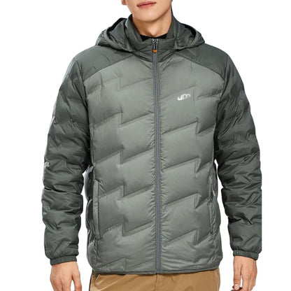 Jaqueta Puffer Masculina Revaya - Impermeável, quente, capuz removível