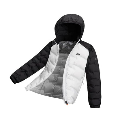 Jaqueta Puffer Feminina Revaya - Impermeável, quente, capuz removível