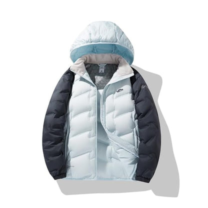 Jaqueta Puffer Feminina Revaya - Impermeável, quente, capuz removível