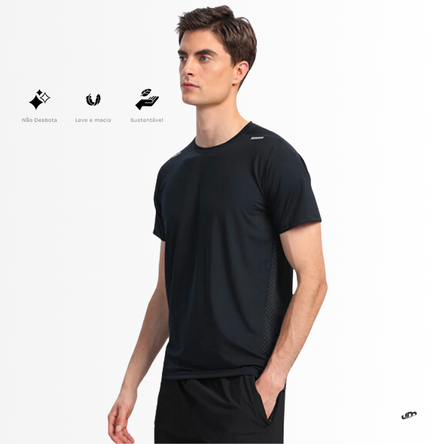 ForgeFlow camiseta masculina tecnológica, ultra-leve e respirável