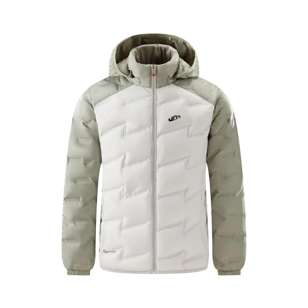 Jaqueta Puffer Masculina Revaya - Impermeável, quente, capuz removível