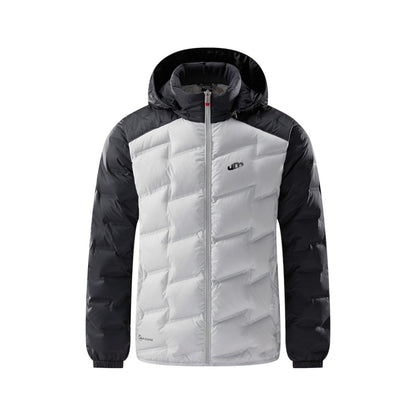 Jaqueta Puffer Masculina Revaya - Impermeável, quente, capuz removível