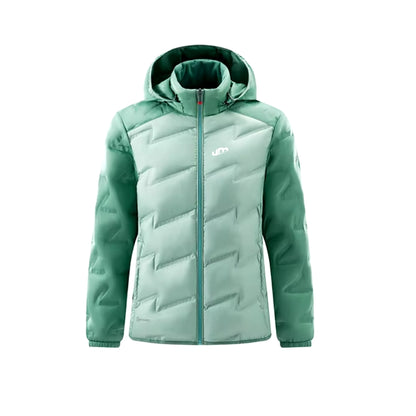 Jaqueta Puffer Feminina Revaya - Impermeável, quente, capuz removível